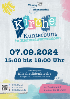 Plakat Kirche Kunterbunt 7.9.24